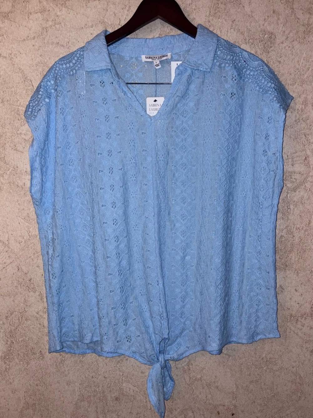 Sabrina Lauren Tie-Front Women's Top